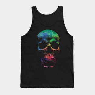 Rainbow skull Tank Top